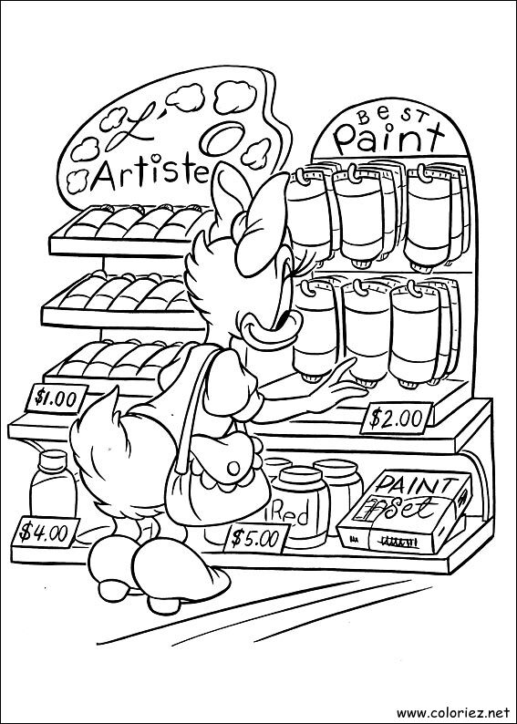 Coloriage de Daisy à imprimer
