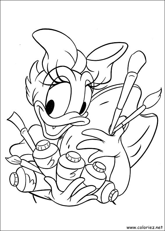 Coloriage de Daisy à imprimer