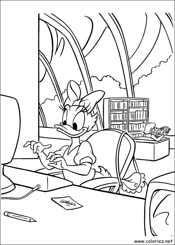 Coloriage de Daisy à imprimer