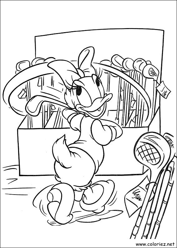 Coloriage de Daisy à imprimer