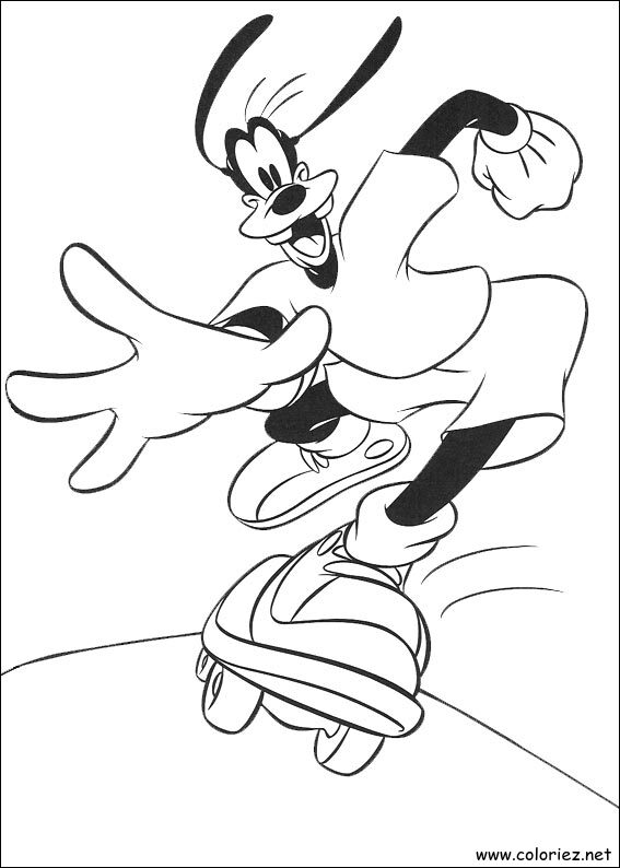 Coloriage de Dingo à imprimer !