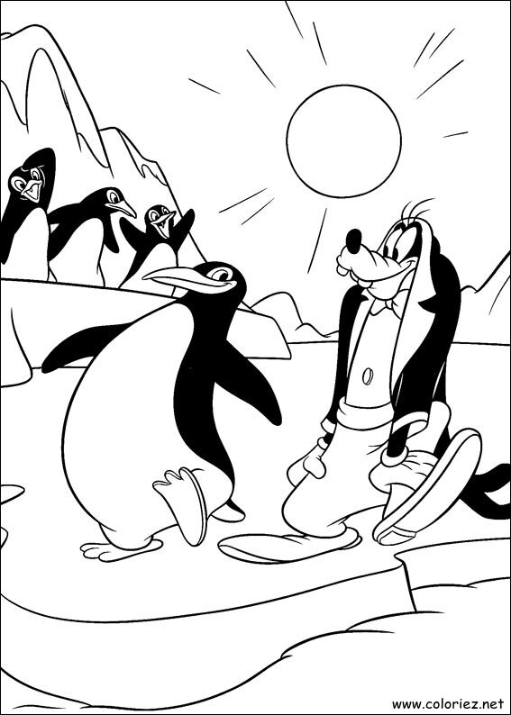 Coloriage de Dingo à imprimer !