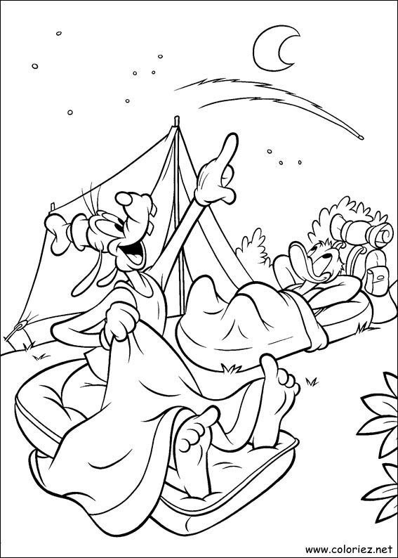 Coloriage de Dingo à imprimer !