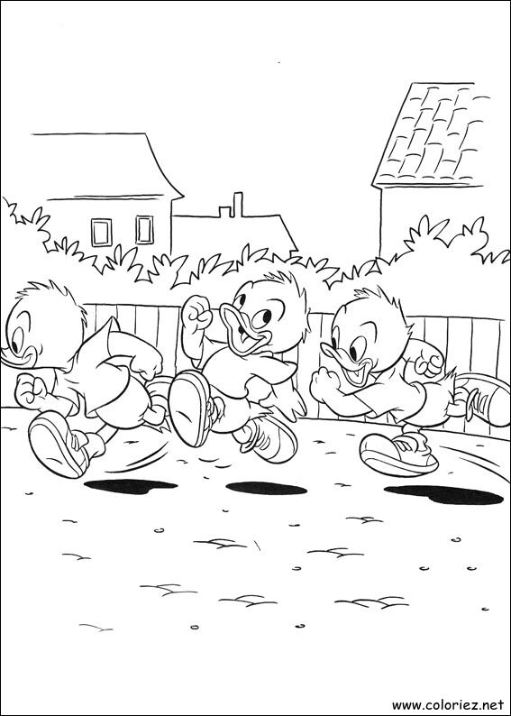 Coloriage de Donald à imprimer !