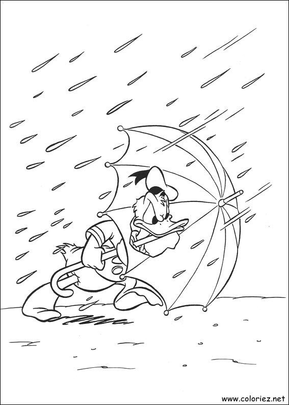 Coloriage de Donald à imprimer !