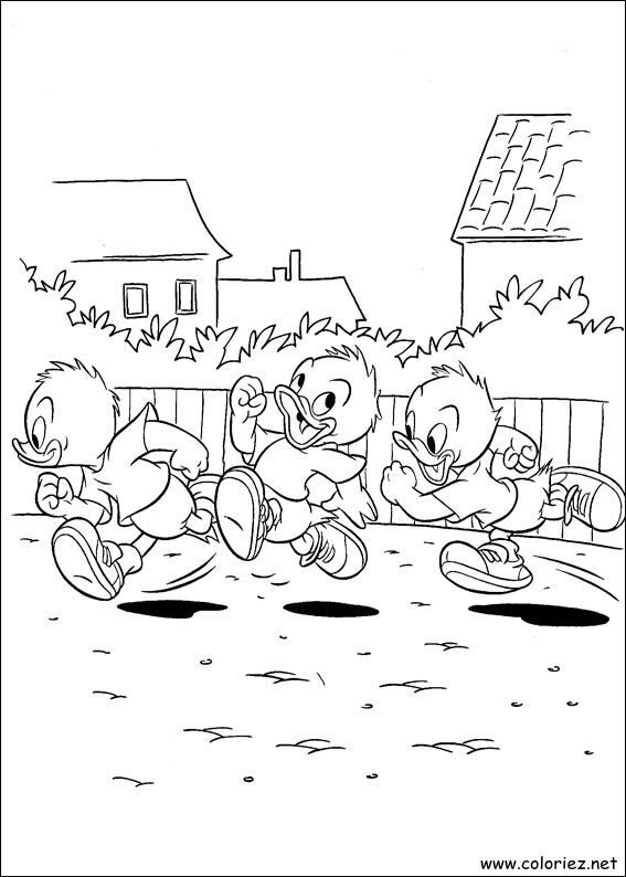 Coloriage de Donald à imprimer !