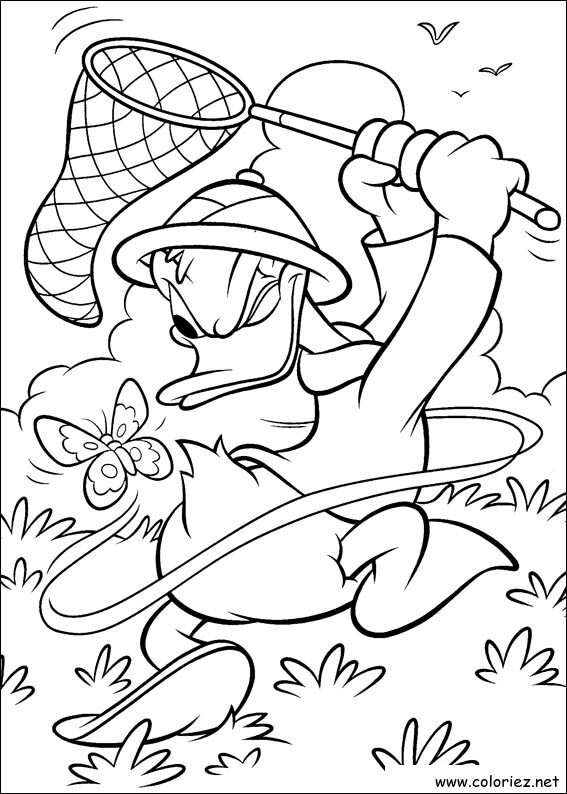 Coloriage de Donald à imprimer !