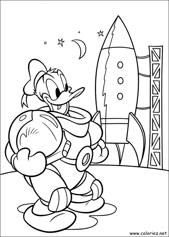 Coloriage de Donald à imprimer !