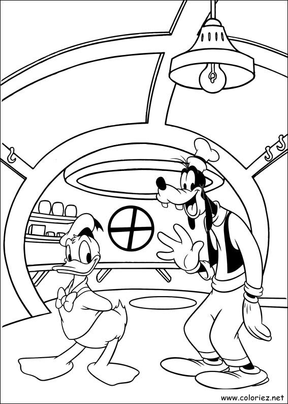 Coloriage de Donald à imprimer !