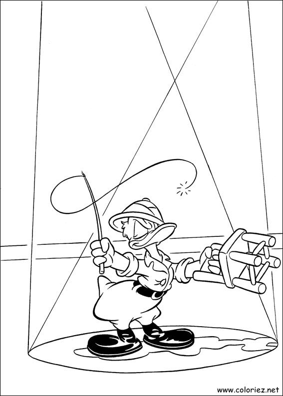 Coloriage de Donald à imprimer !