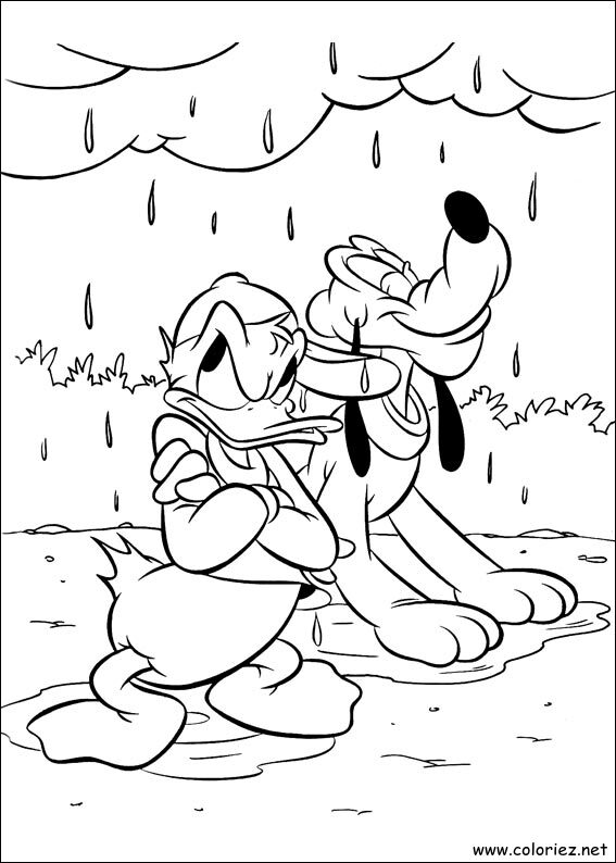 Coloriage de Donald à imprimer !