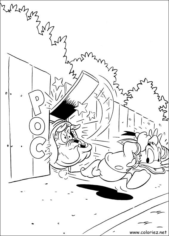 Coloriage de Donald à imprimer !