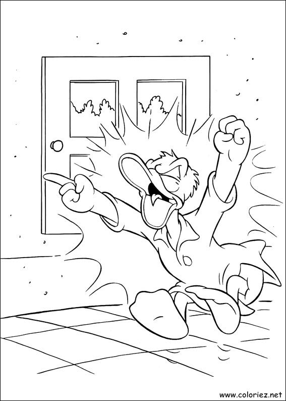 Coloriage de Donald à imprimer !