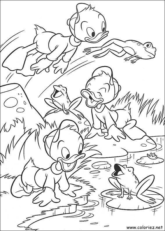 Coloriage de Donald à imprimer !
