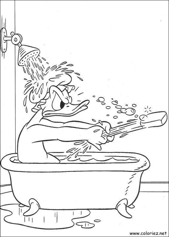 Coloriage de Donald à imprimer !