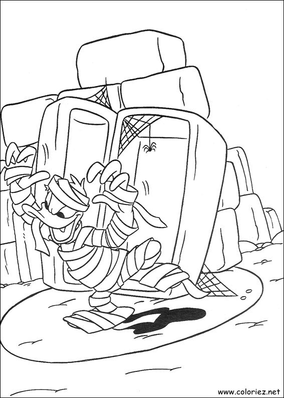 Coloriage de Donald à imprimer !