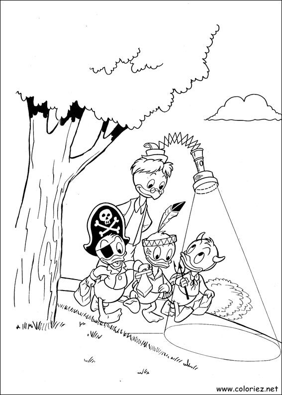 Coloriage de Donald à imprimer !