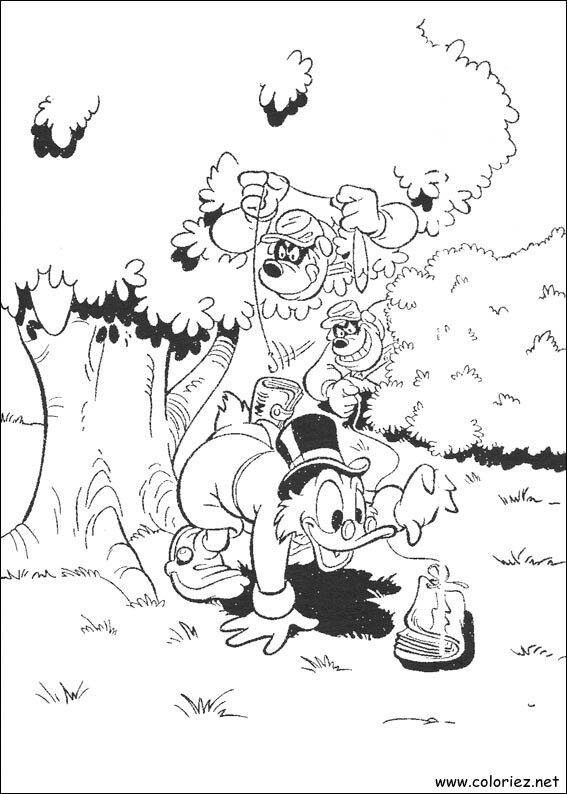 Coloriage de Donald à imprimer !