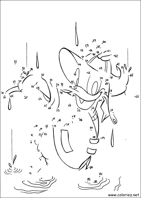 Coloriage de Donald à imprimer !