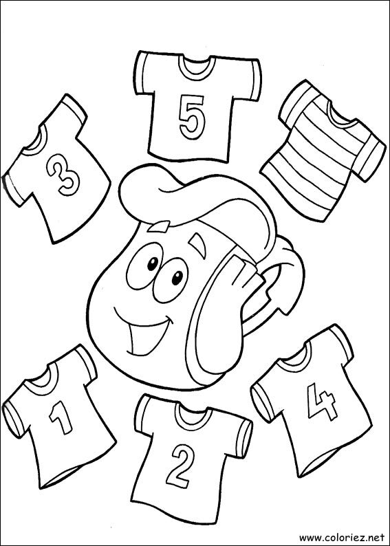 Coloriage de Dora l'Exploratrice à imprimer !