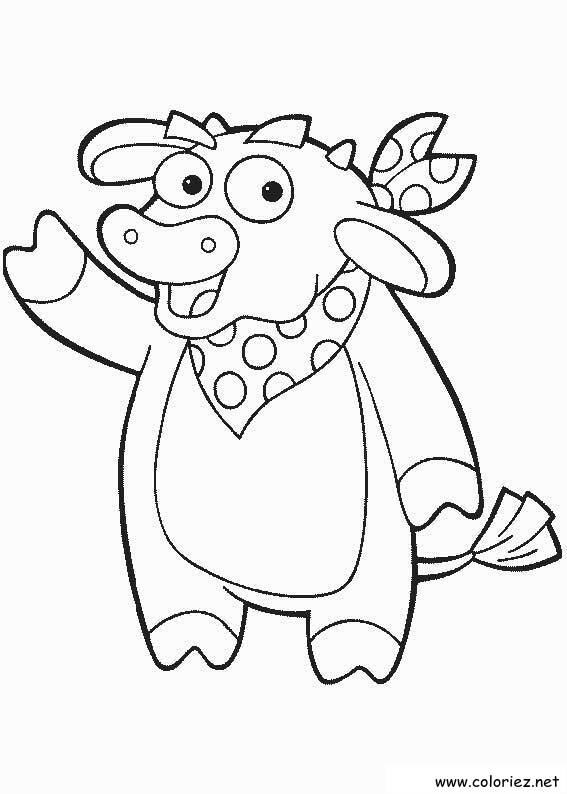 Coloriage de Dora l'Exploratrice à imprimer !