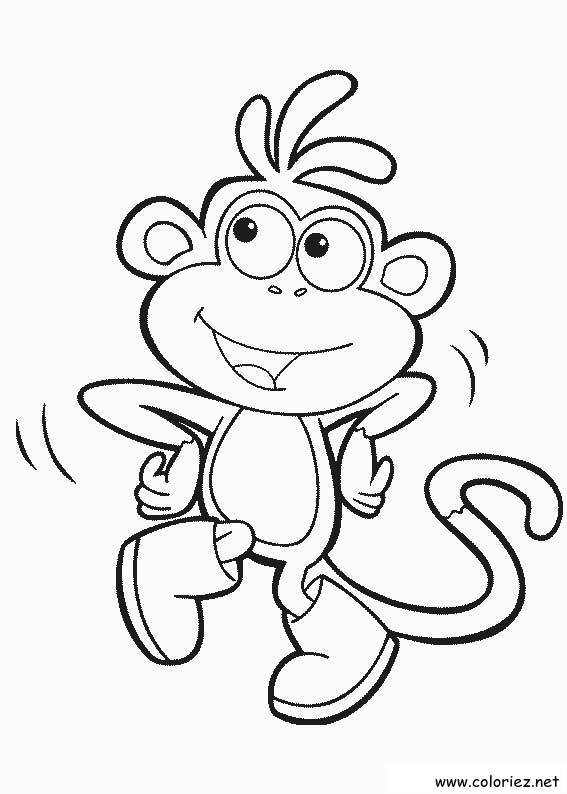 Coloriage de Dora l'Exploratrice à imprimer !