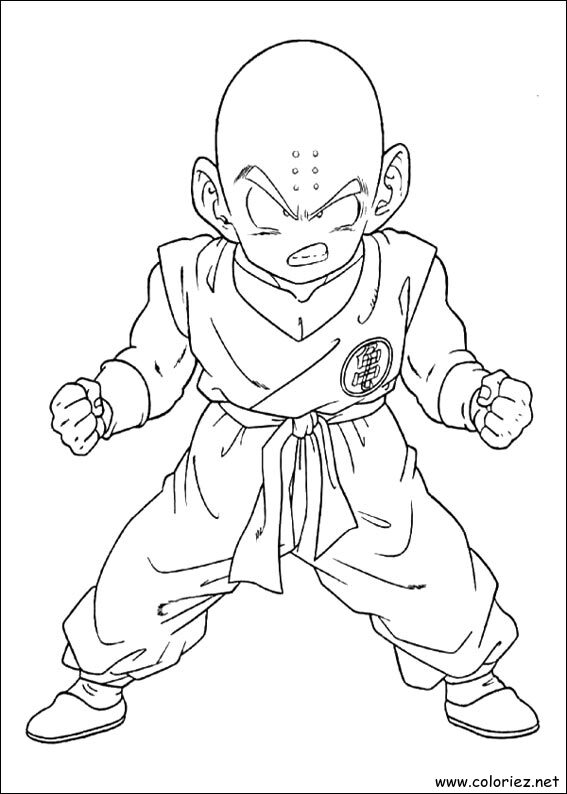 Coloriage de Dragon Ball Z à imprimer !
