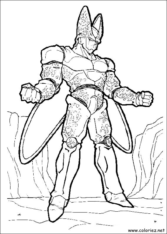 Coloriage de Dragon Ball Z à imprimer !