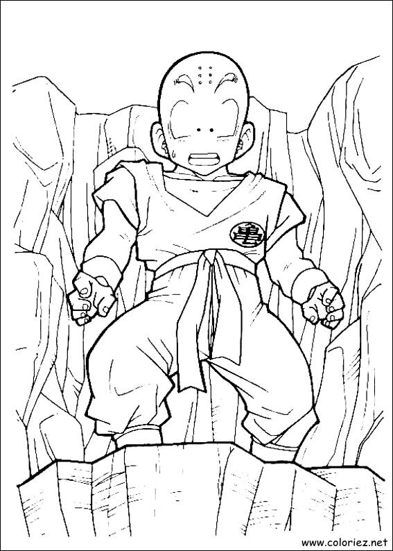 Coloriage de Dragon Ball Z à imprimer !