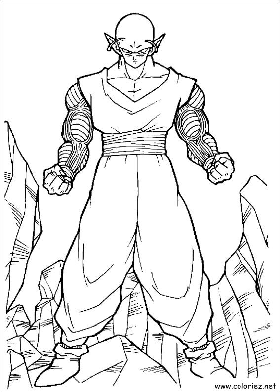 Coloriage de Dragon Ball Z à imprimer !