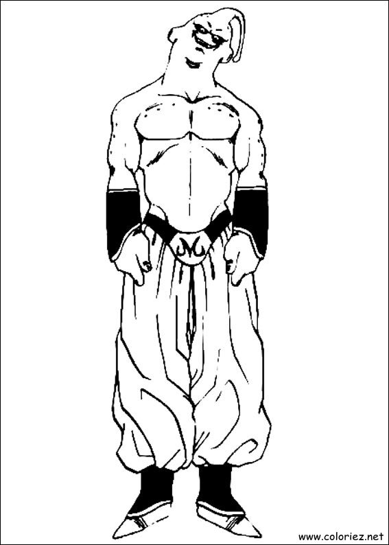 Coloriage de Dragon Ball Z à imprimer !
