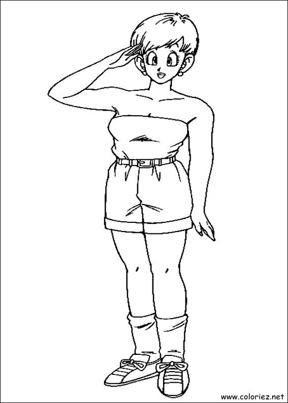 Coloriage de Dragon Ball Z à imprimer !