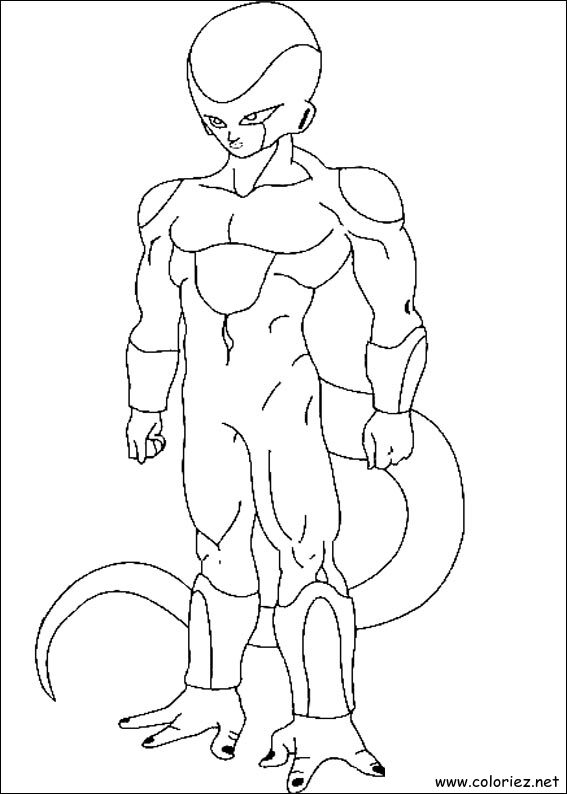 Coloriage de Dragon Ball Z à imprimer !
