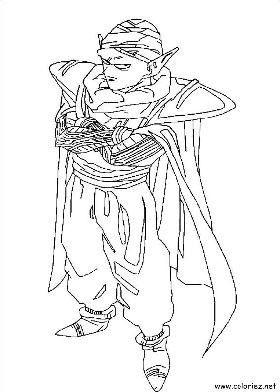 Coloriage de Dragon Ball Z à imprimer !