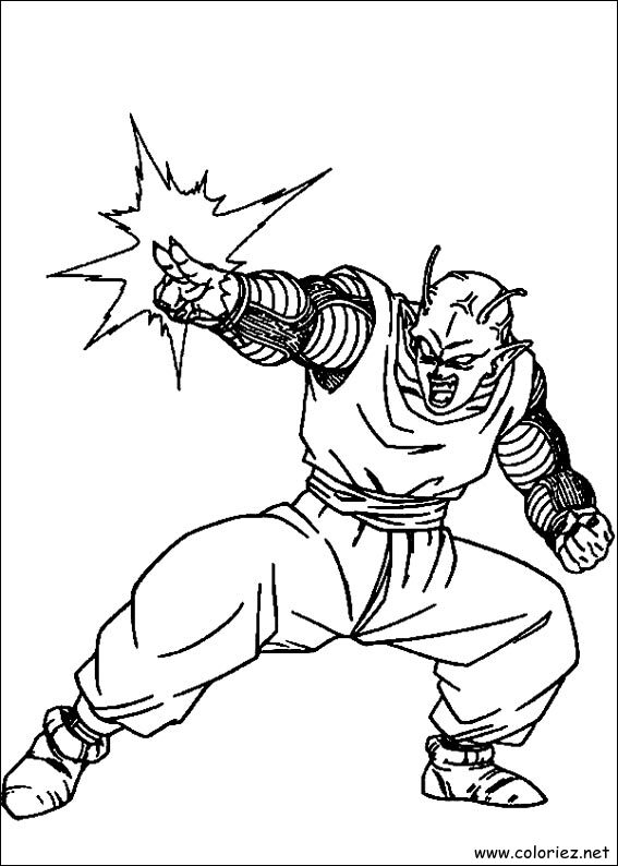 Coloriage de Dragon Ball Z à imprimer !