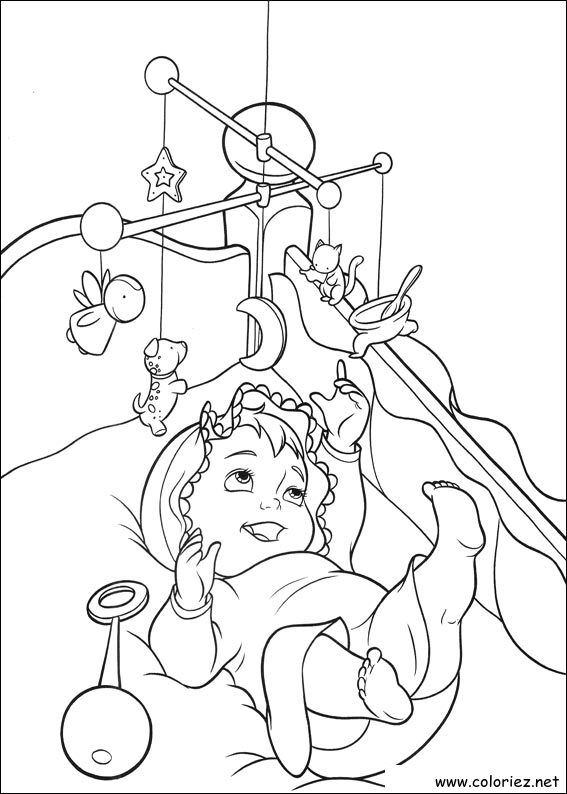 Coloriage de La fée clochette à imprimer