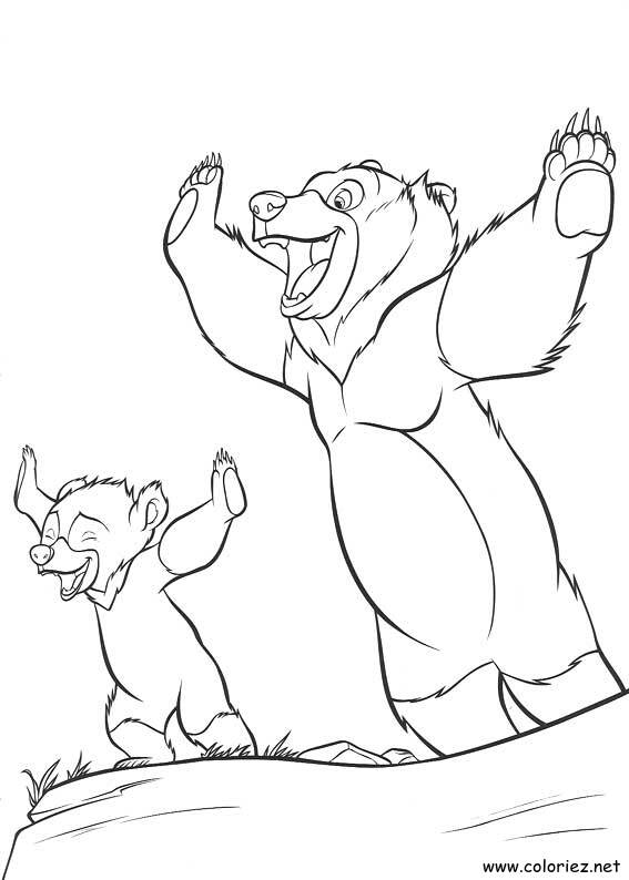 Coloriage de Frère des Ours à imprimer
