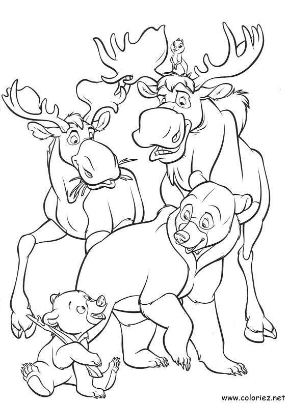 Coloriage de Frère des Ours à imprimer