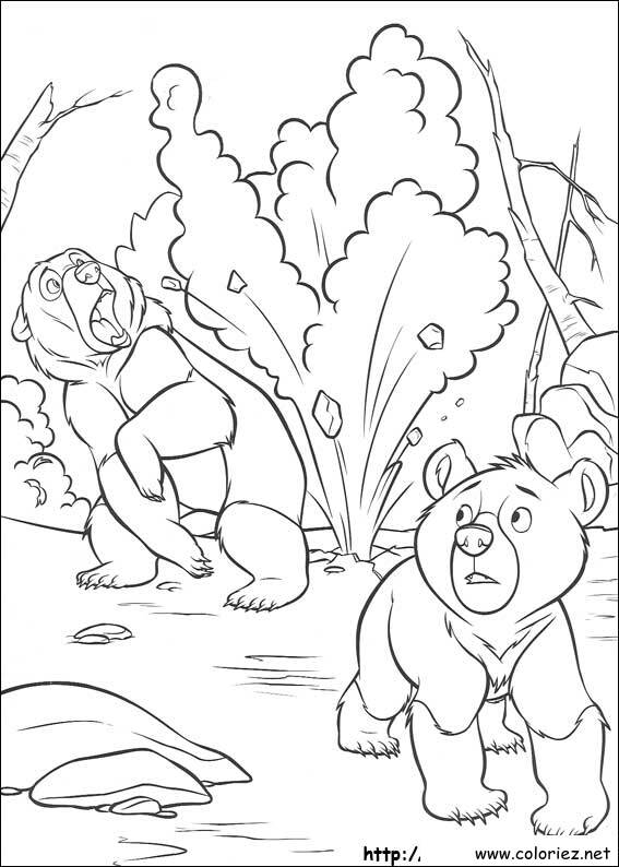 Coloriage de Frère des Ours à imprimer