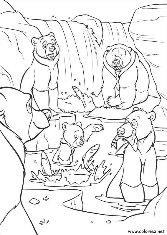 Coloriage de Frère des Ours à imprimer