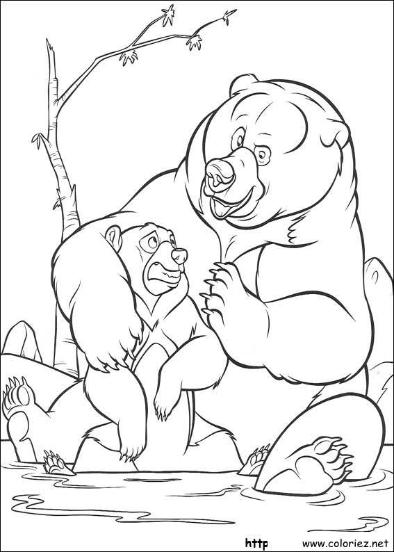 Coloriage de Frère des Ours à imprimer