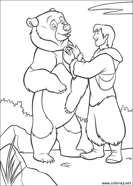 Coloriage de Frère des Ours à imprimer