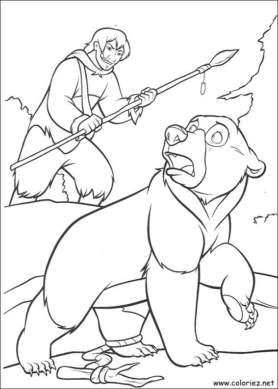 Coloriage de Frère des Ours à imprimer