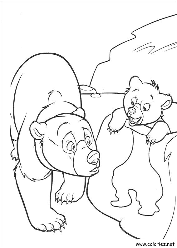Coloriage de Frère des Ours à imprimer