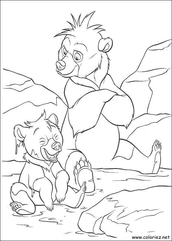 Coloriage de Frère des Ours à imprimer