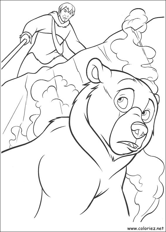 Coloriage de Frère des Ours à imprimer