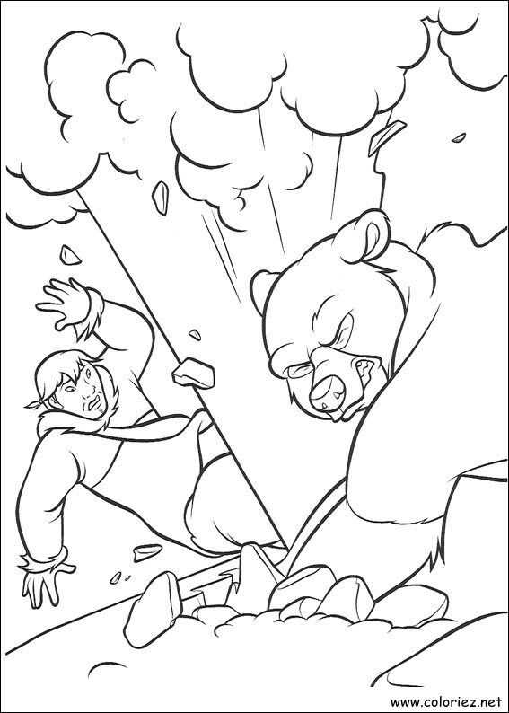 Coloriage de Frère des Ours à imprimer