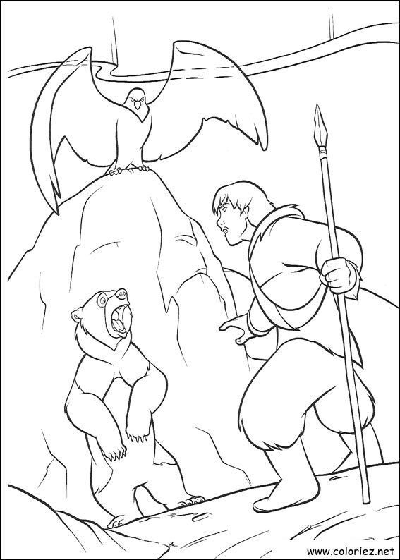 Coloriage de Frère des Ours à imprimer
