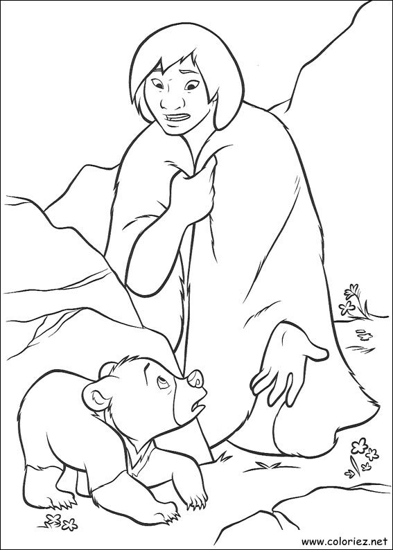Coloriage de Frère des Ours à imprimer