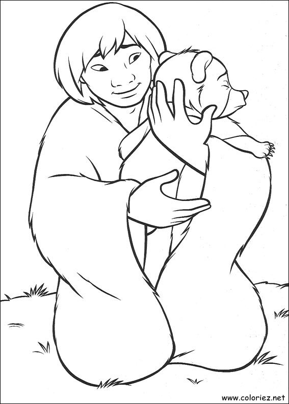 Coloriage de Frère des Ours à imprimer